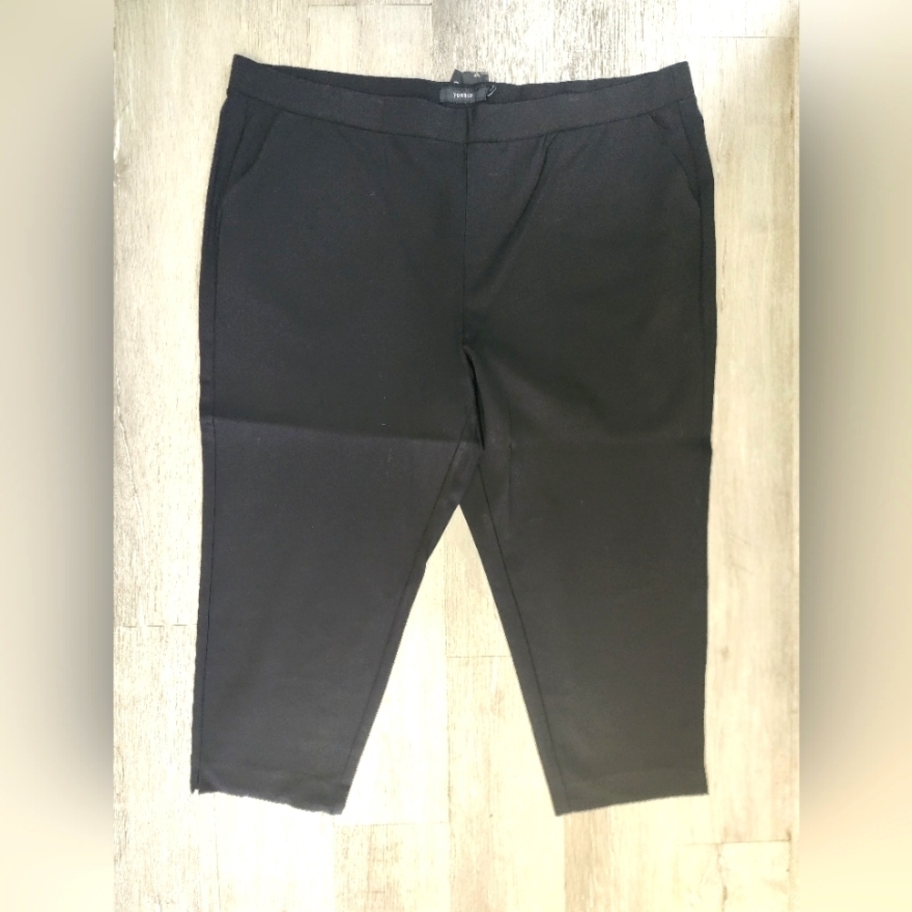 TORRID SZ 30 TALL BLACK PULL ON SLACK NEW W TAGS ⭐️PERFECT PANT